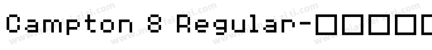 Campton 8 Regular字体转换